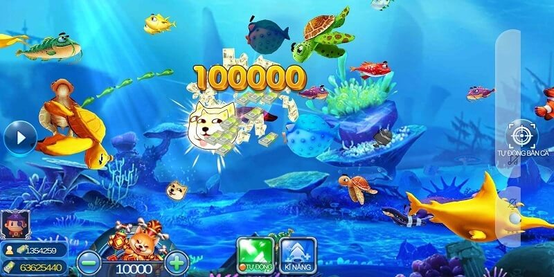 Khám phá kho súng đạn và mục tiêu trong game bắn cá đại dương